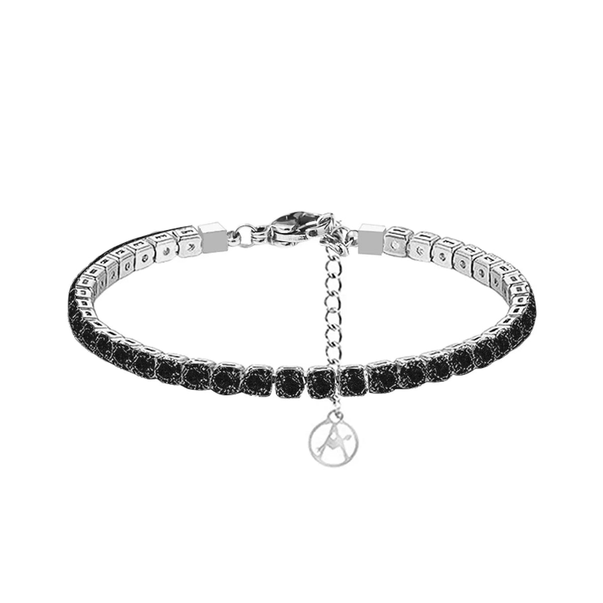 Bracciale Tennis Argento 925 Scintillante e Regolabile