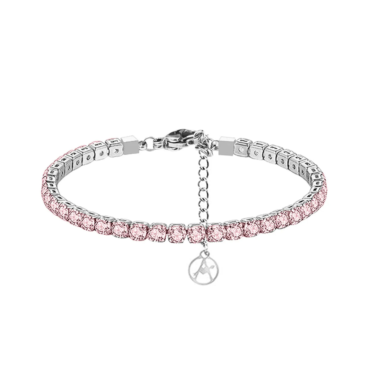Bracciale Tennis Argento 925 Scintillante e Regolabile