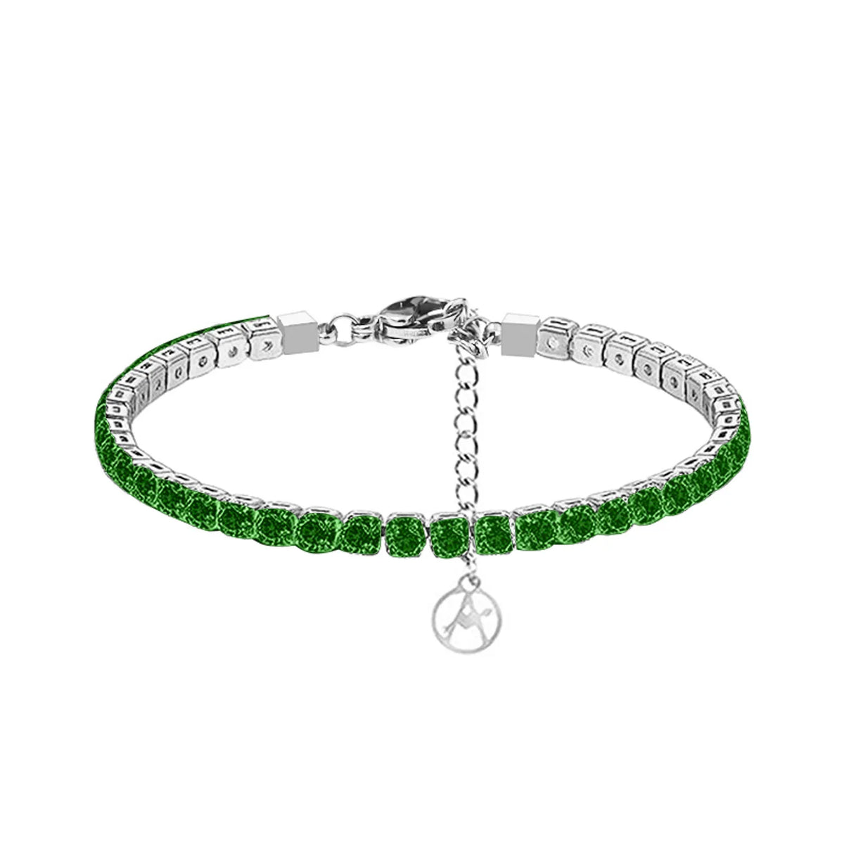 Bracciale Tennis Argento 925 Scintillante e Regolabile